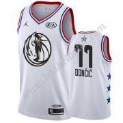 Dallas Mavericks 2019 Luka Doncic 77# Vit All Star Game NBA Basketlinne Swingman..